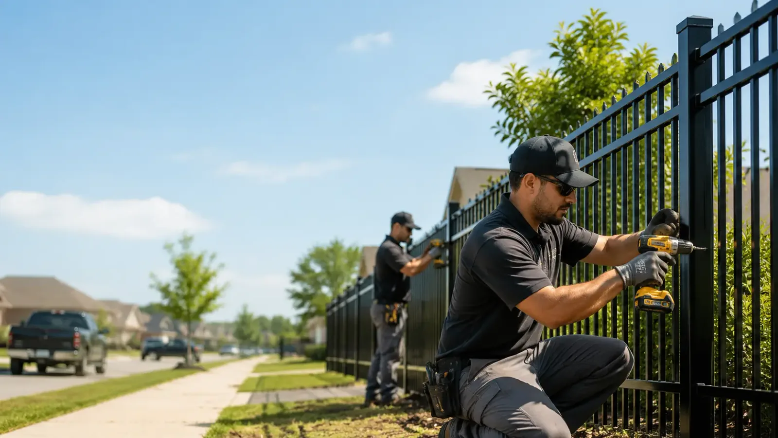 Metal Fence Installation in Belmont, MS